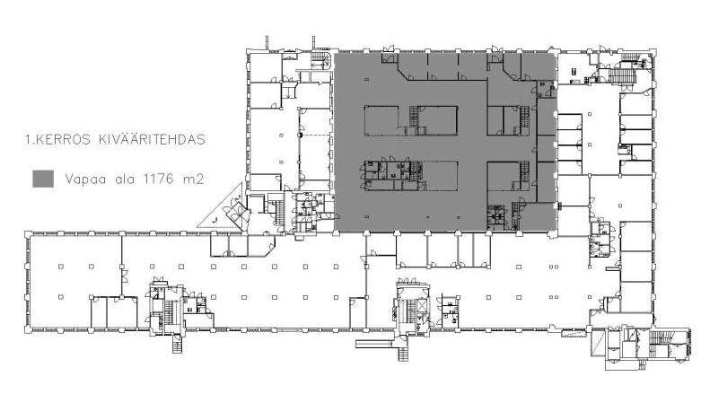 Kivääritehtaankatu 6 JYVÄSKYLÄ, 1247m2, Katutaso, Toimistotila
