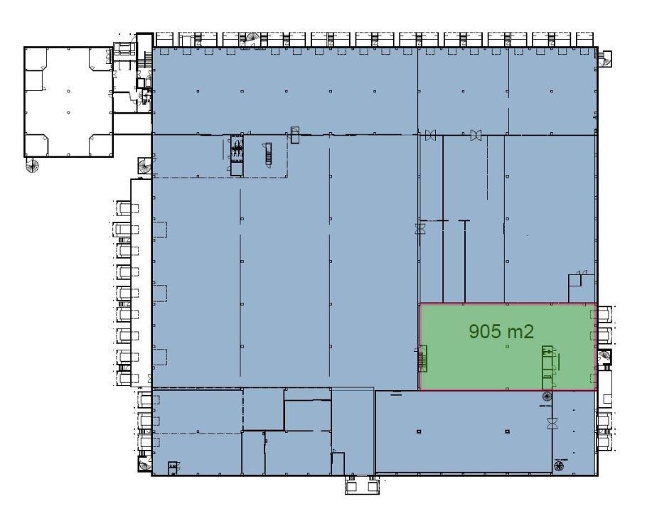 Rydönnotko 1 TURKU, 905m2, 1. kerros, Varastotila