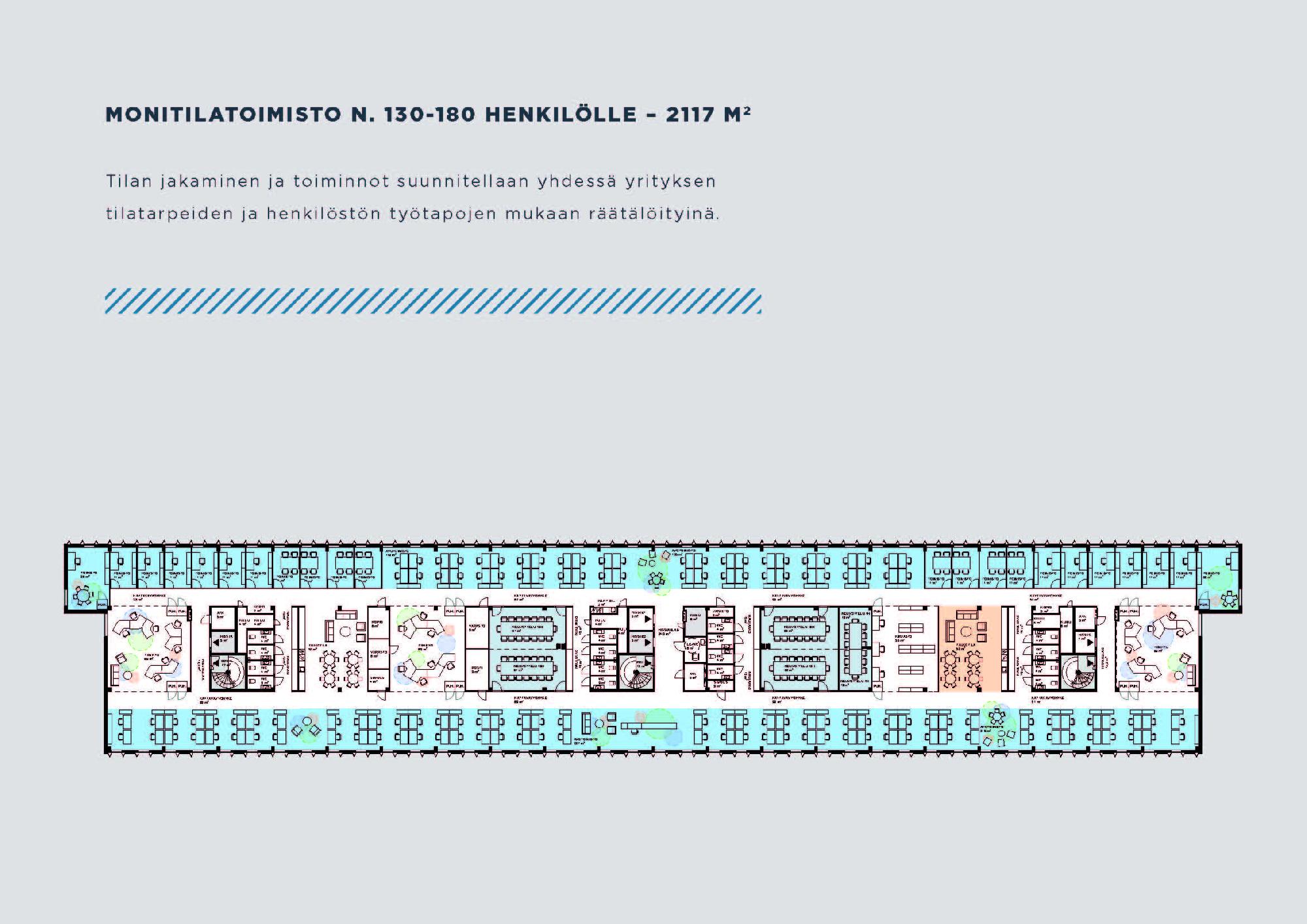 Robert Huberin tie 16, 283m2, 3. kerros, Toimistotila