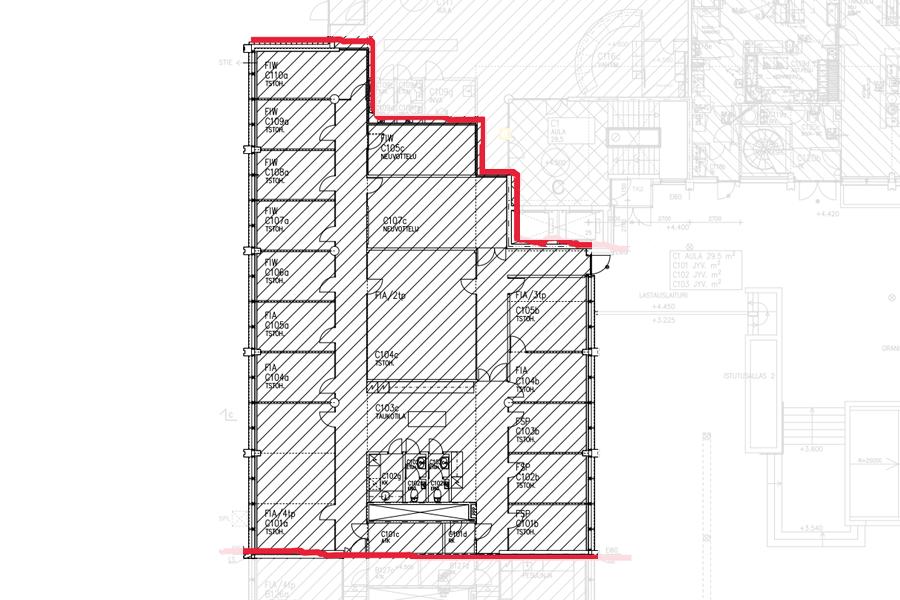 Tynnyrintekijänkatu 1 C, 1107m2, 5. kerros, Toimistotila