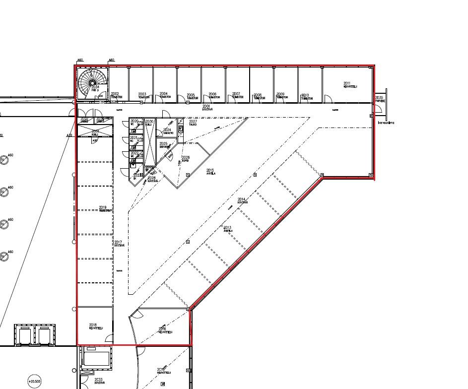 Valimotie 9-11, 705m2, 2. kerros, Toimistotila