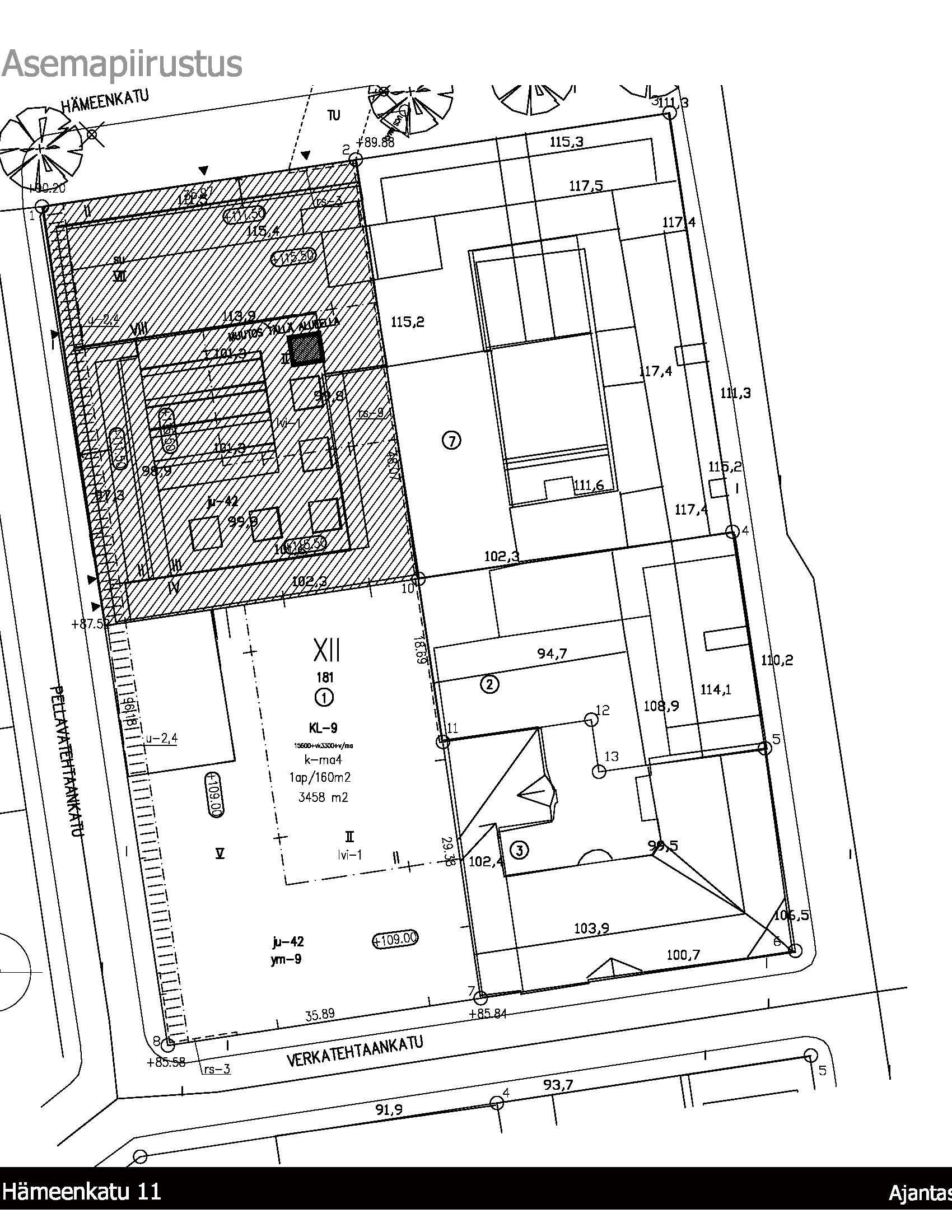 Hämeenkatu 11 TAMPERE, 4100m2, Useita kerroksia, Liiketila