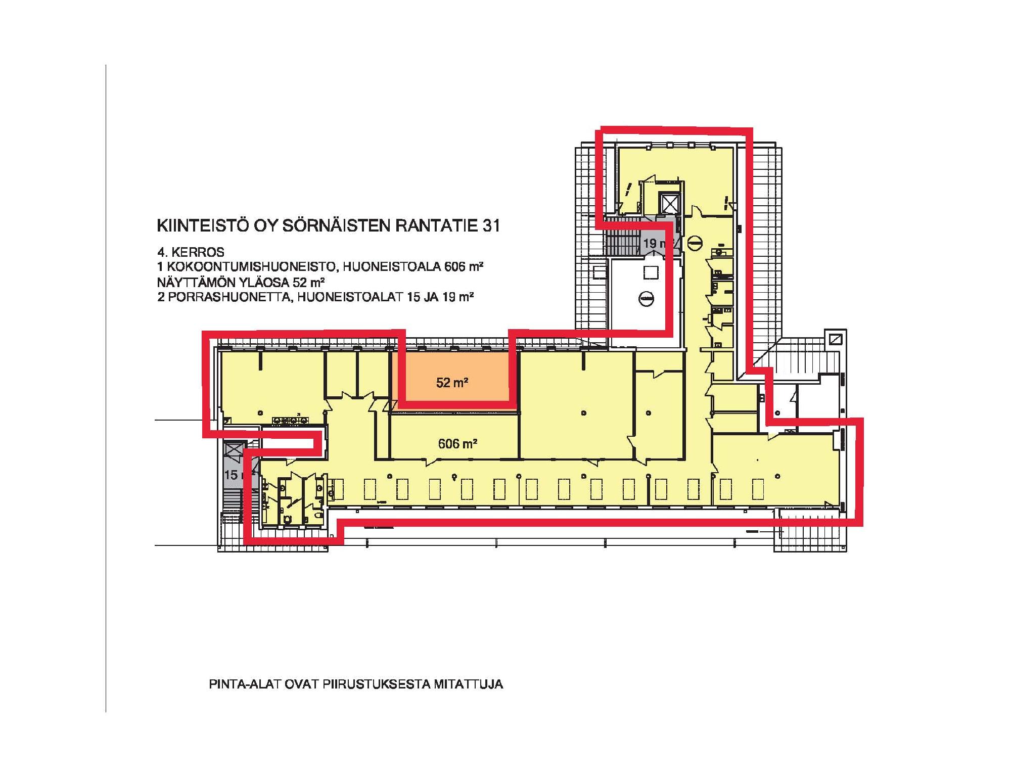 Sörnäisten rantatie 31, 606m2, 4. kerros, Toimistotila