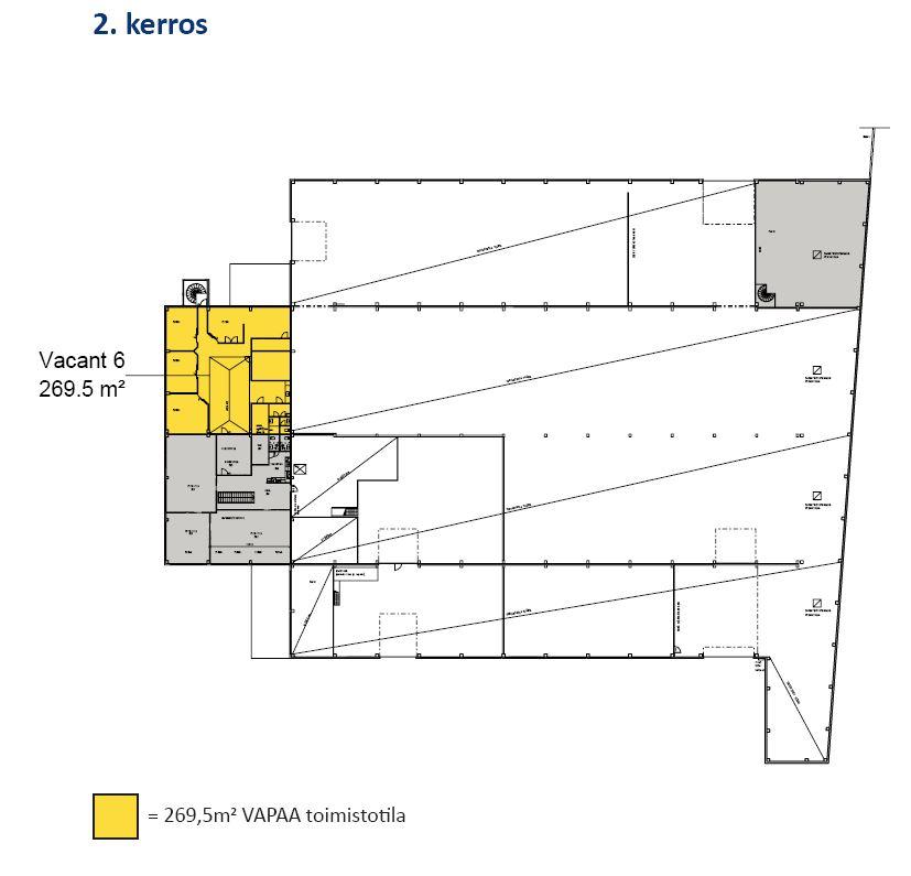 Harkkoraudantie 7, 299m2, 1. kerros, Toimistotila
