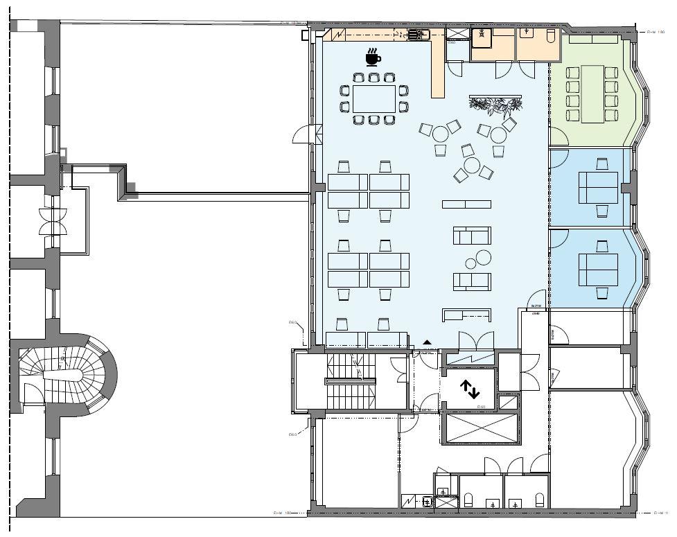 Erottajankatu 5, 191m2, 4. kerros, Toimistotila