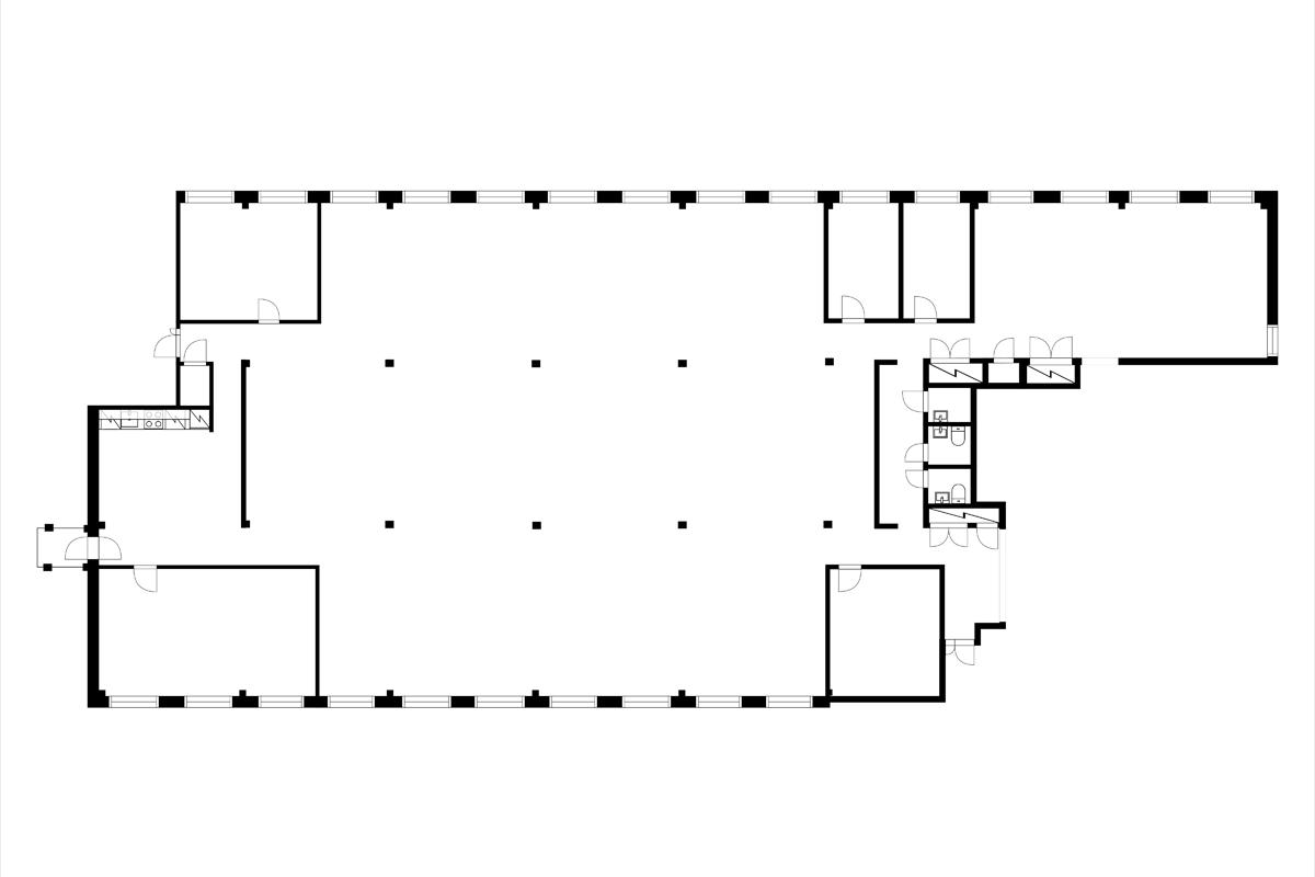 Ansatie 6a, 620m2, 2. kerros, Toimistotila