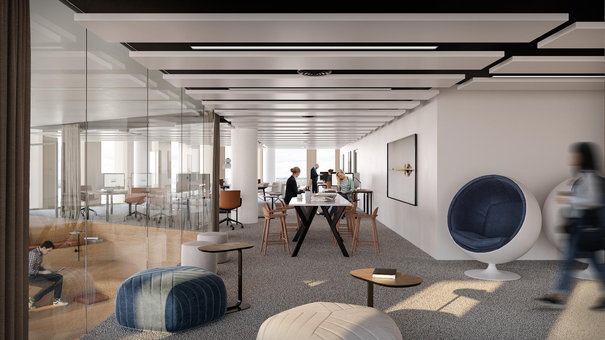 Itämerenkatu 25, 1700m2, 2. kerros, Toimistotila