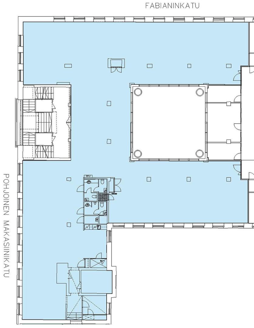 Fabianinkatu 21, 589m2, 4. kerros, Toimistotila