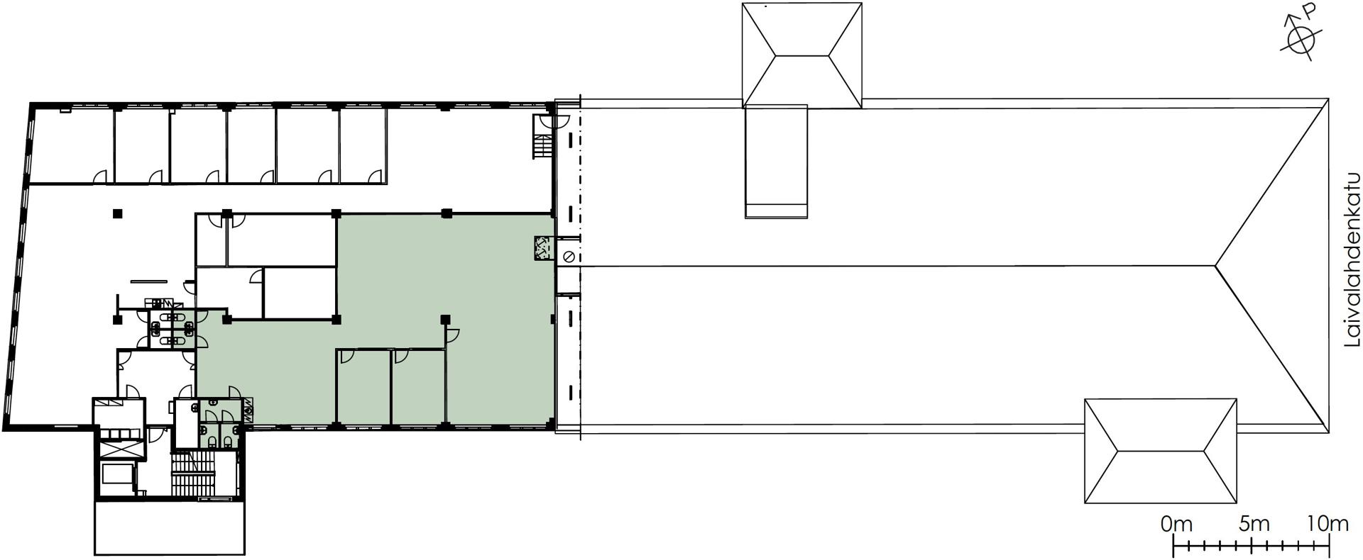 Laivalahdenkatu 2b, 688m2, 4. kerros, Toimistotila