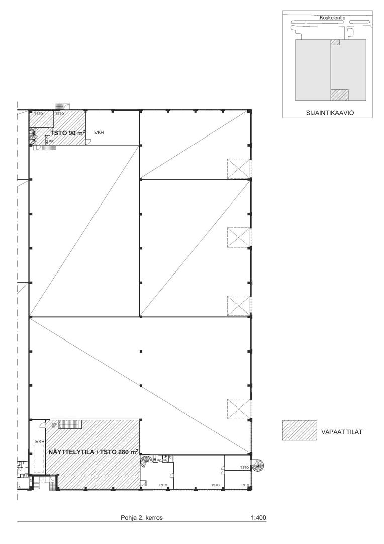 Koskelontie 15, 90m2, 2. kerros, Toimistotila