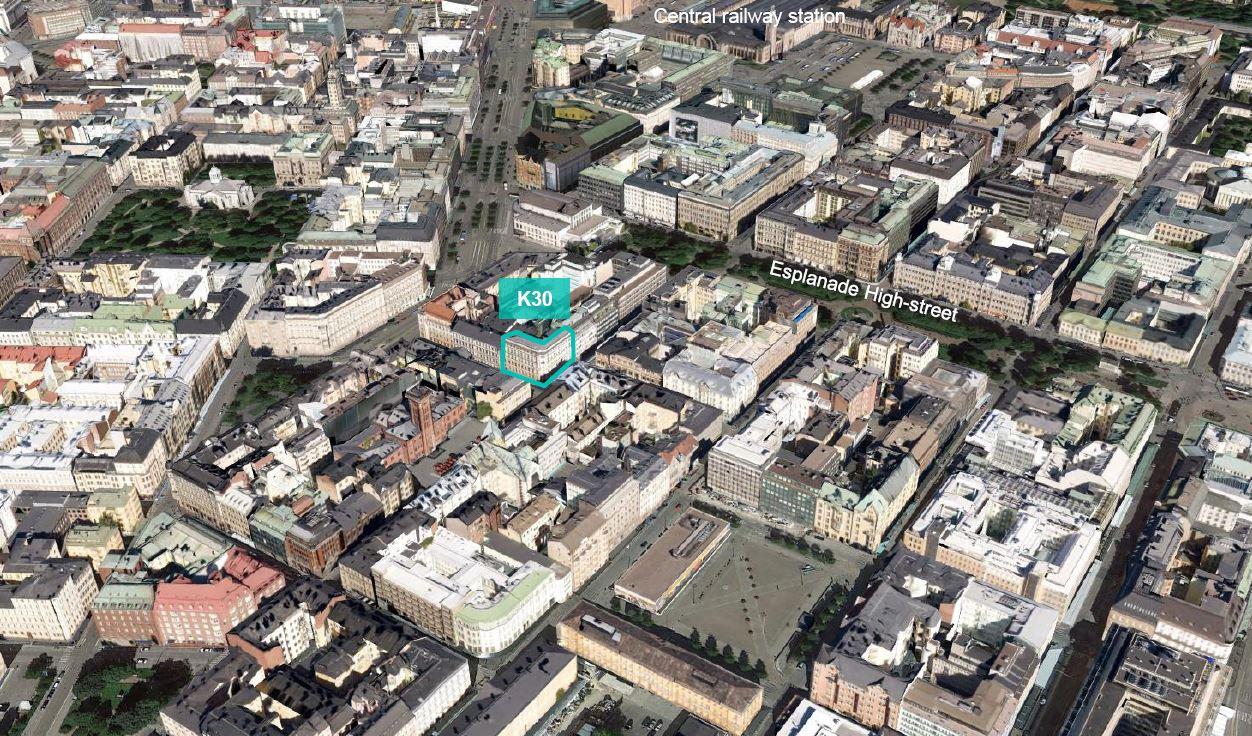Korkeavuorenkatu 30, 213m2, 3. kerros, Toimistotila