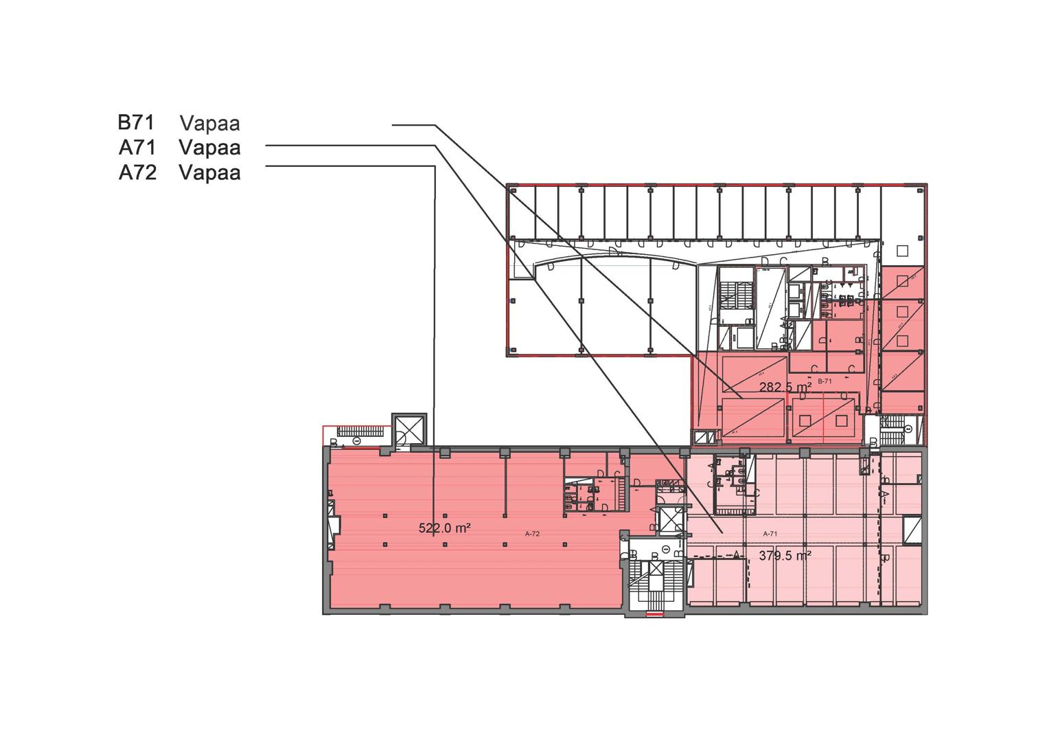 Elimäenkatu 9, 380m2, 7. kerros, Toimistotila