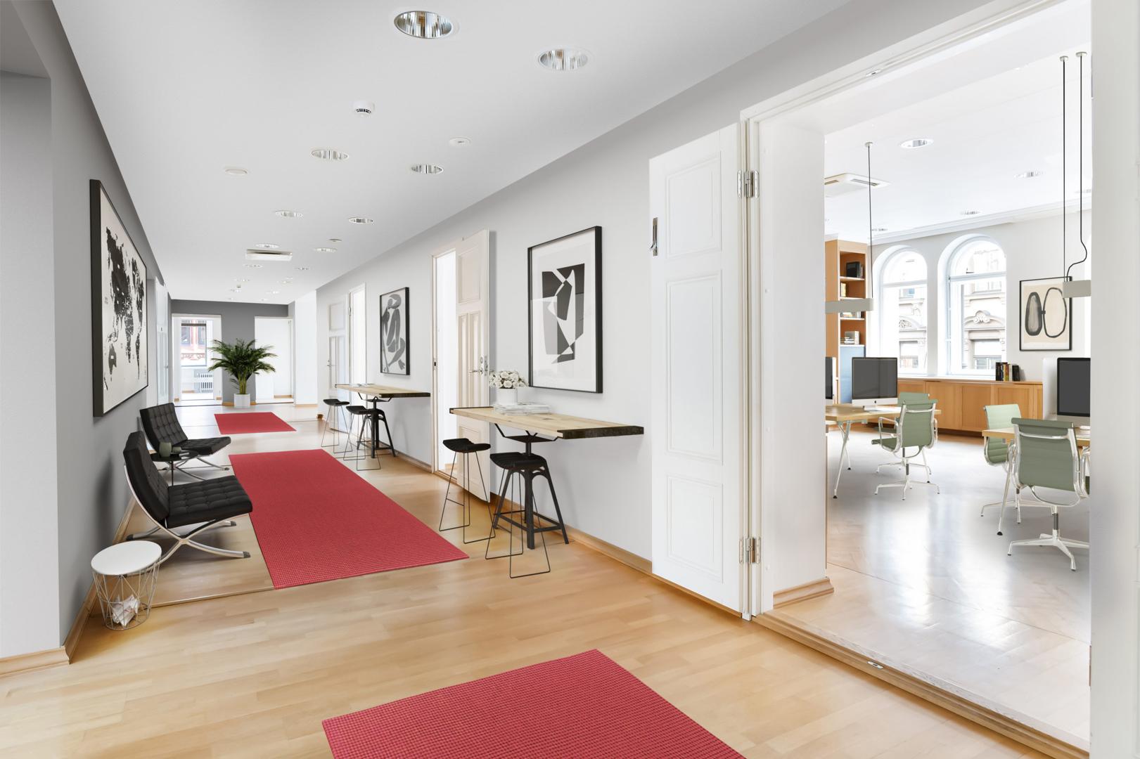 Aleksanterinkatu 15, 215m2, 4. kerros, Toimistotila
