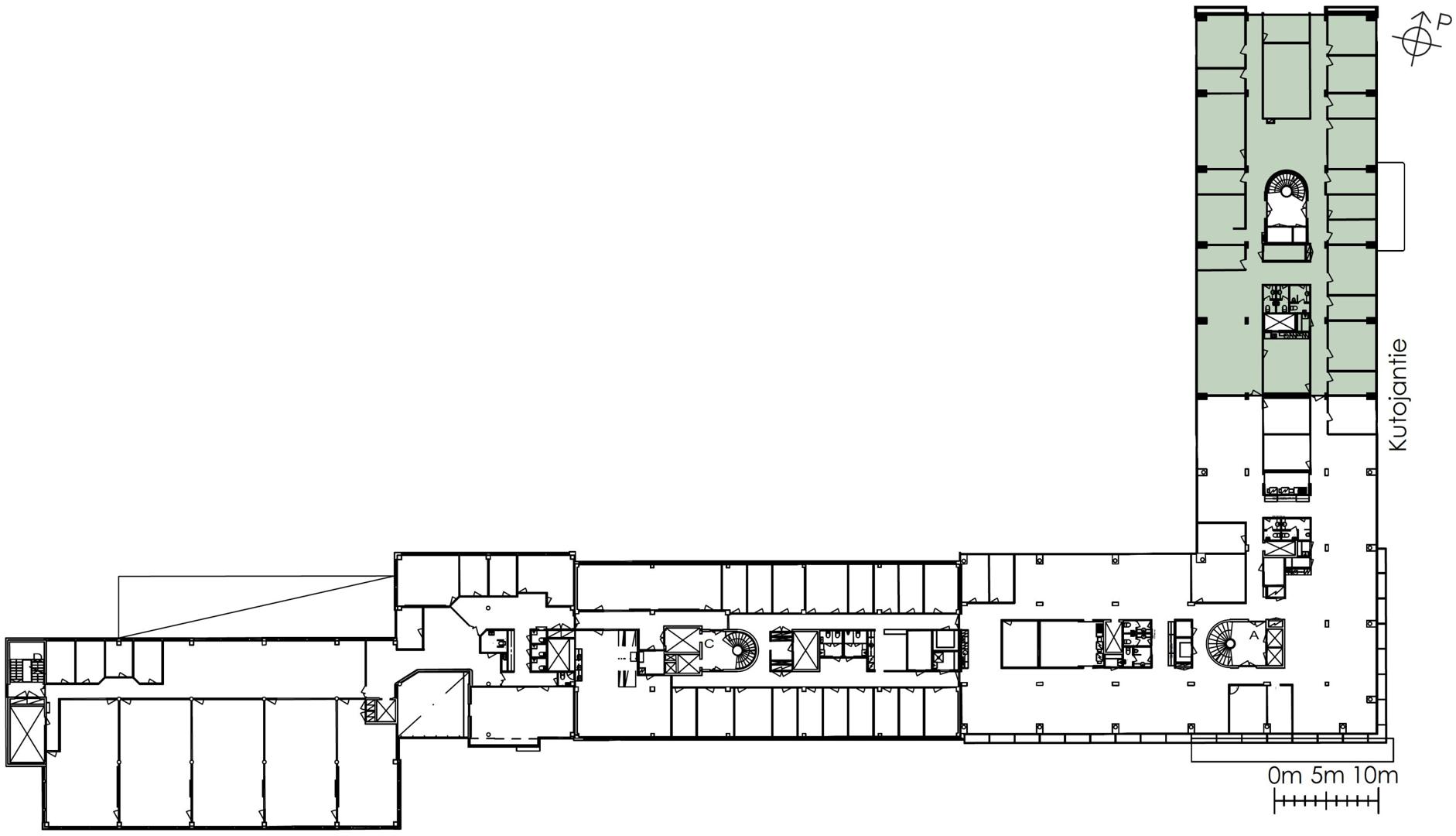 Kutojantie 2, 570m2, 4. kerros, Toimistotila