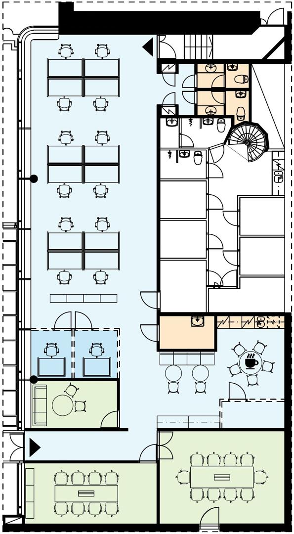 Erottajankatu 7, 229m2, 3. kerros, Toimistotila