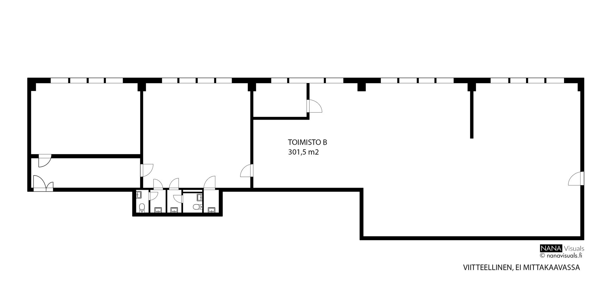 Koskelontie 19, 590m2, 2. kerros, Toimistotila