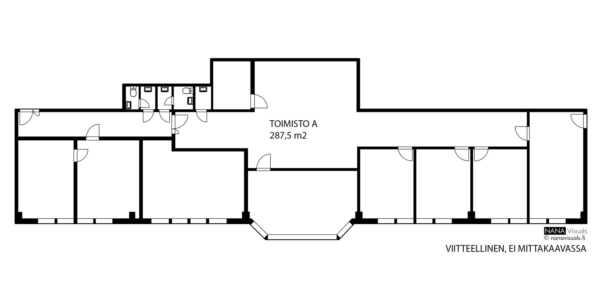 Koskelontie 19, 590m2, 2. kerros, Toimistotila