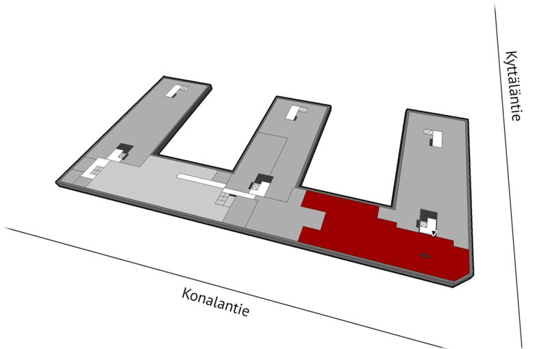 Konalantie 47, 616m2, 3. kerros, Toimistotila