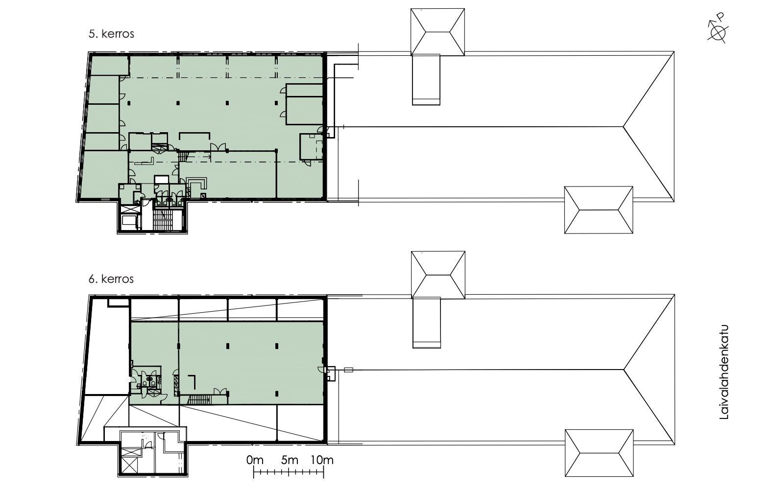 Laivalahdenkatu 2b, 1015m2, Useita kerroksia, Toimistotila