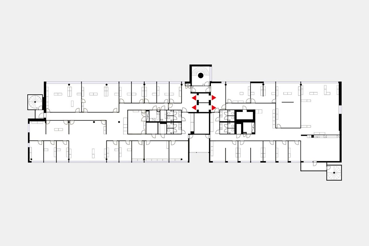 Klovinpellontie 1 Torni 2, 1051m2, 5. kerros, Toimistotila