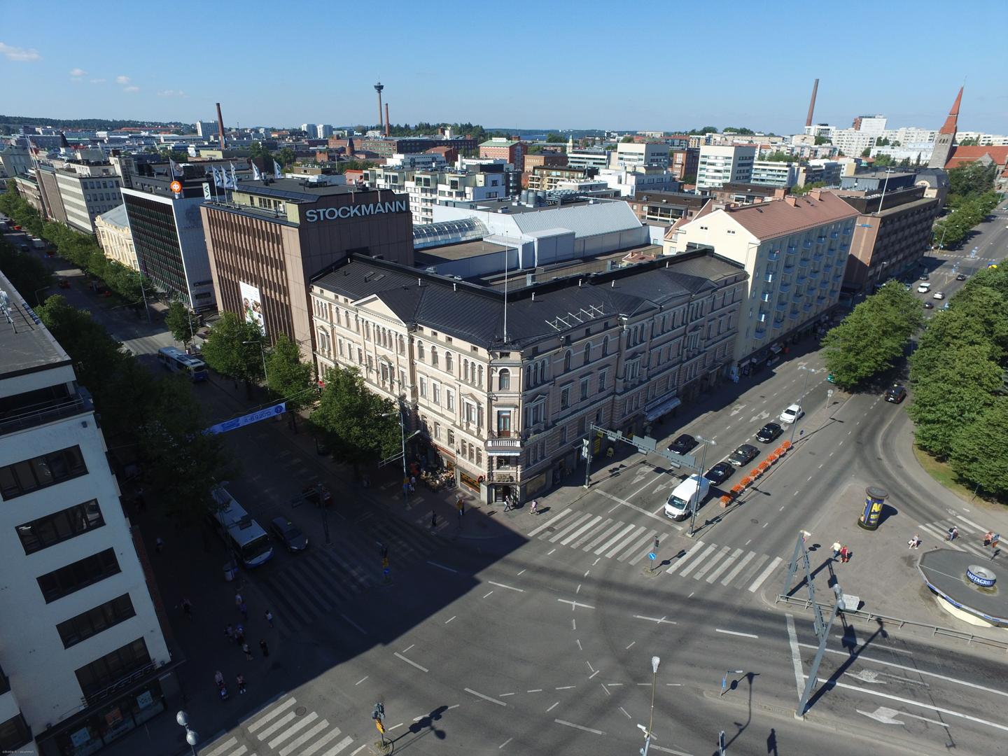 Rautatienkatu 14 TAMPERE, 122m2, 1. kerros, Liiketila