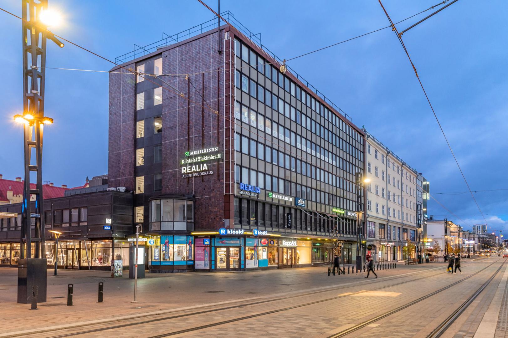 Hämeenkatu 20 TAMPERE, 250m2, Useita kerroksia, Liiketila