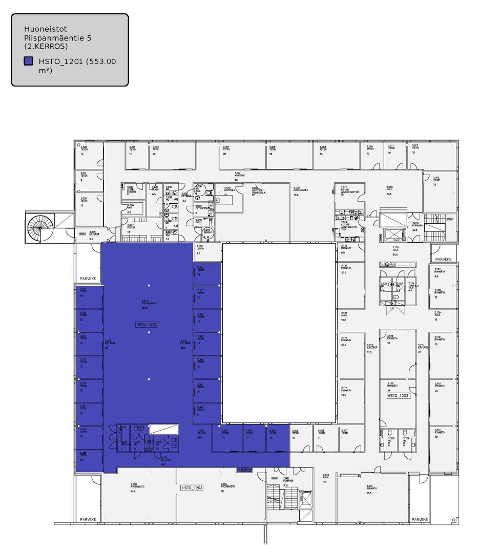Piispanmäentie 5, 698m2, 2. kerros, Toimistotila