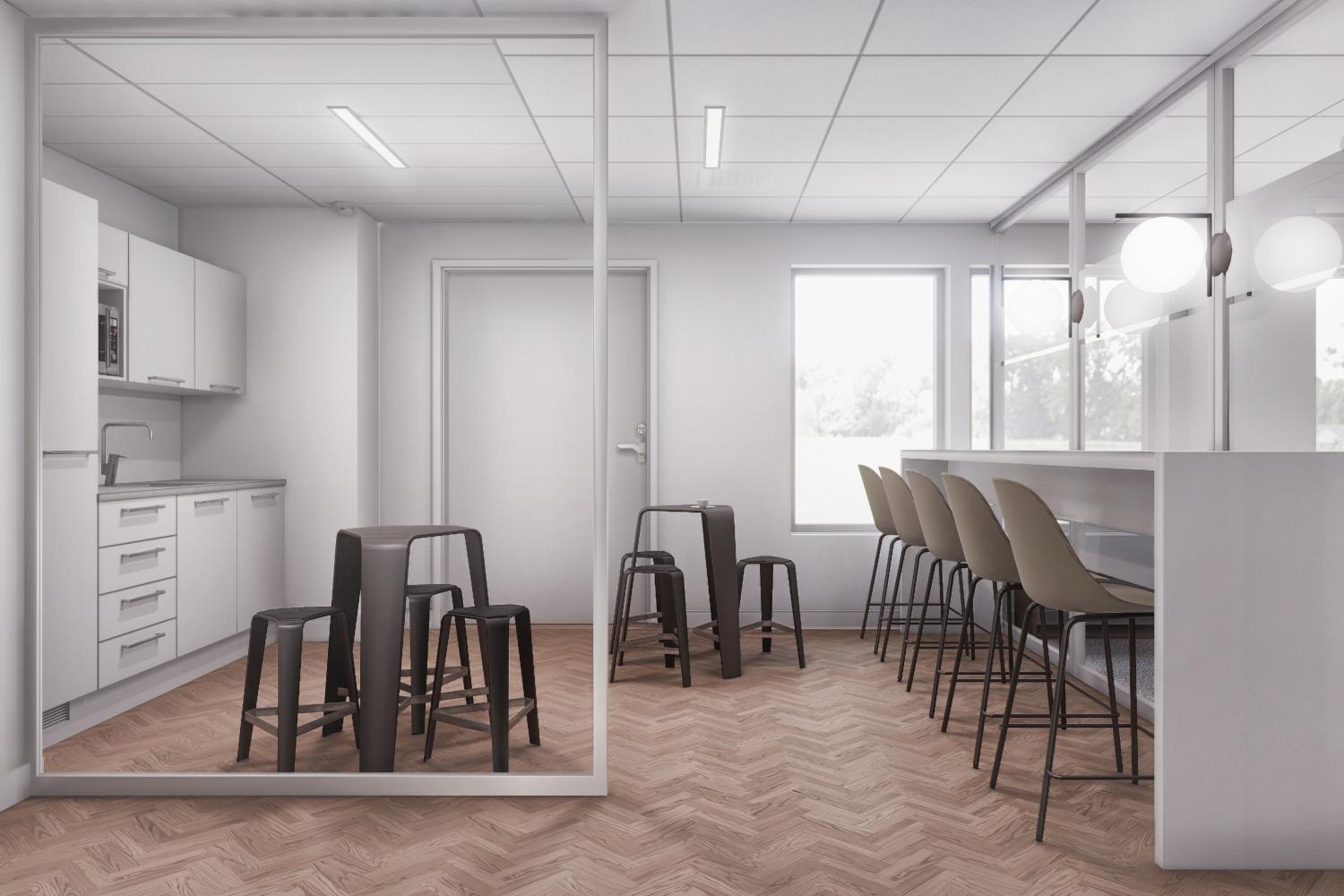 Bertel Jungin aukio 7 B-Talo, 452m2, 3. kerros, Toimistotila