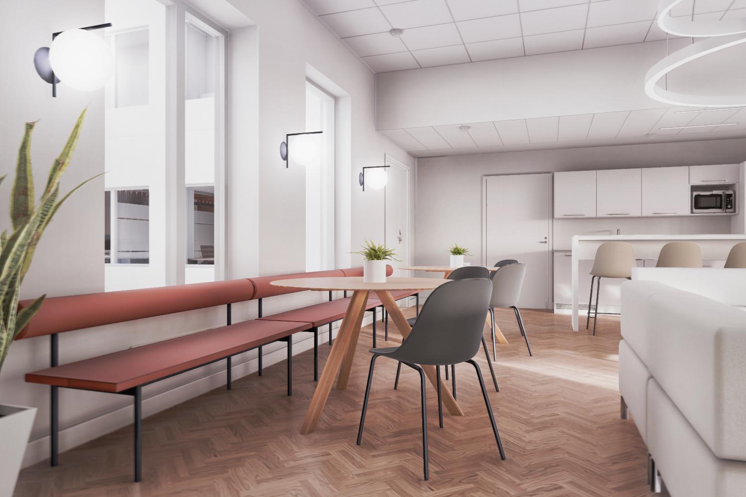 Bertel Jungin aukio 7 B-Talo, 452m2, 3. kerros, Toimistotila
