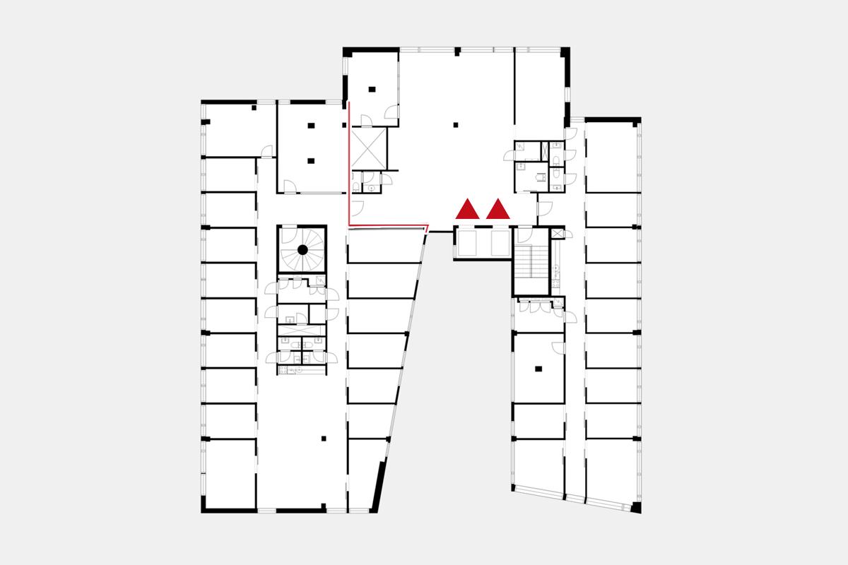 Äyritie 8 E RONDO, 829m2, 5. kerros, Toimistotila