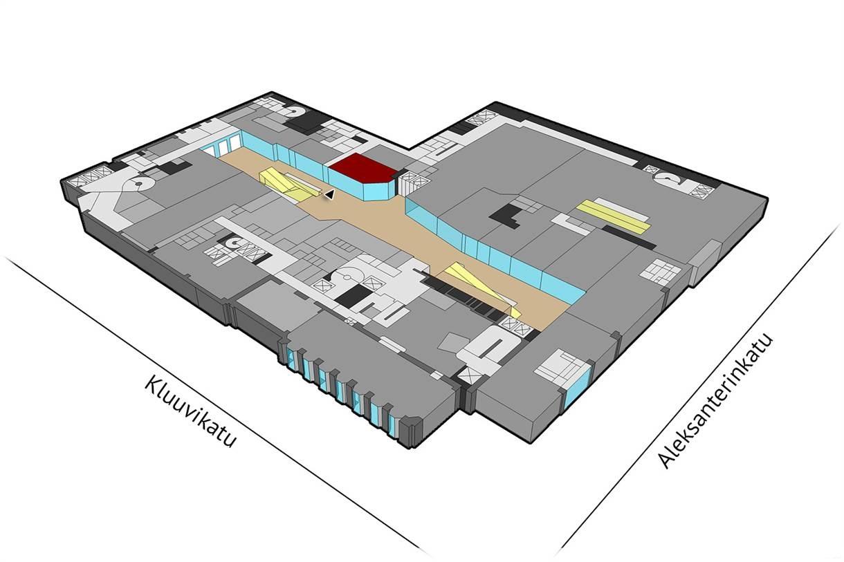 Aleksanterinkatu 9, 47m2, 2. kerros, Ravintolatila