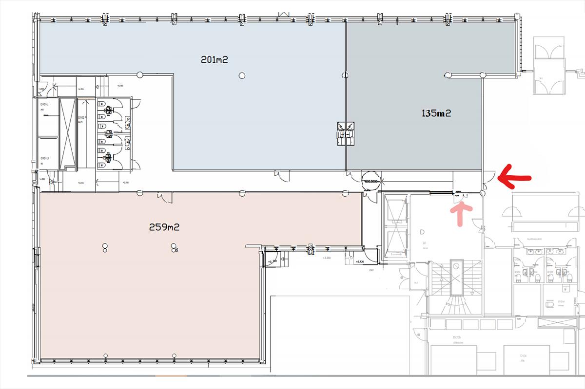 Työpajankatu 9 D, 726m2, 1. kerros, Toimistotila