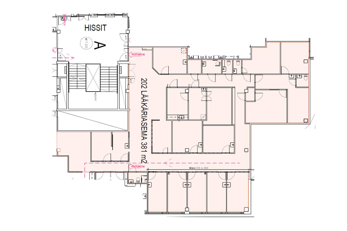 Länsituuli 1, 381m2, 2. kerros, Toimistotila