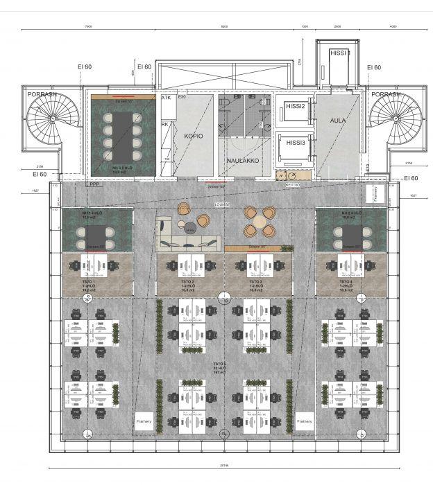 Strömbergintie 1, 362m2, Useita kerroksia, Toimistotila