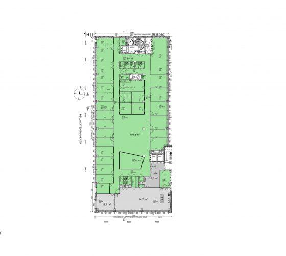 Pellavatehtaankatu 25 TAMPERE, 717m2, 5. kerros, Toimistotila