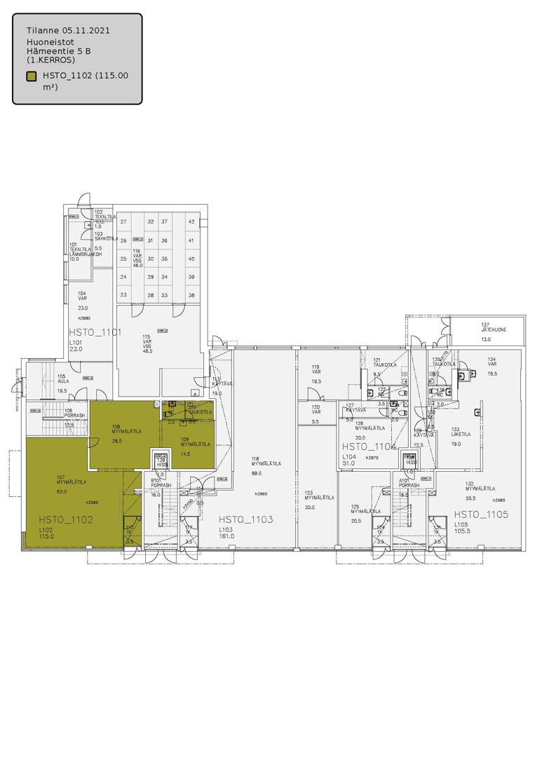 Hämeentie 5b, 115m2, Katutaso, Liiketila