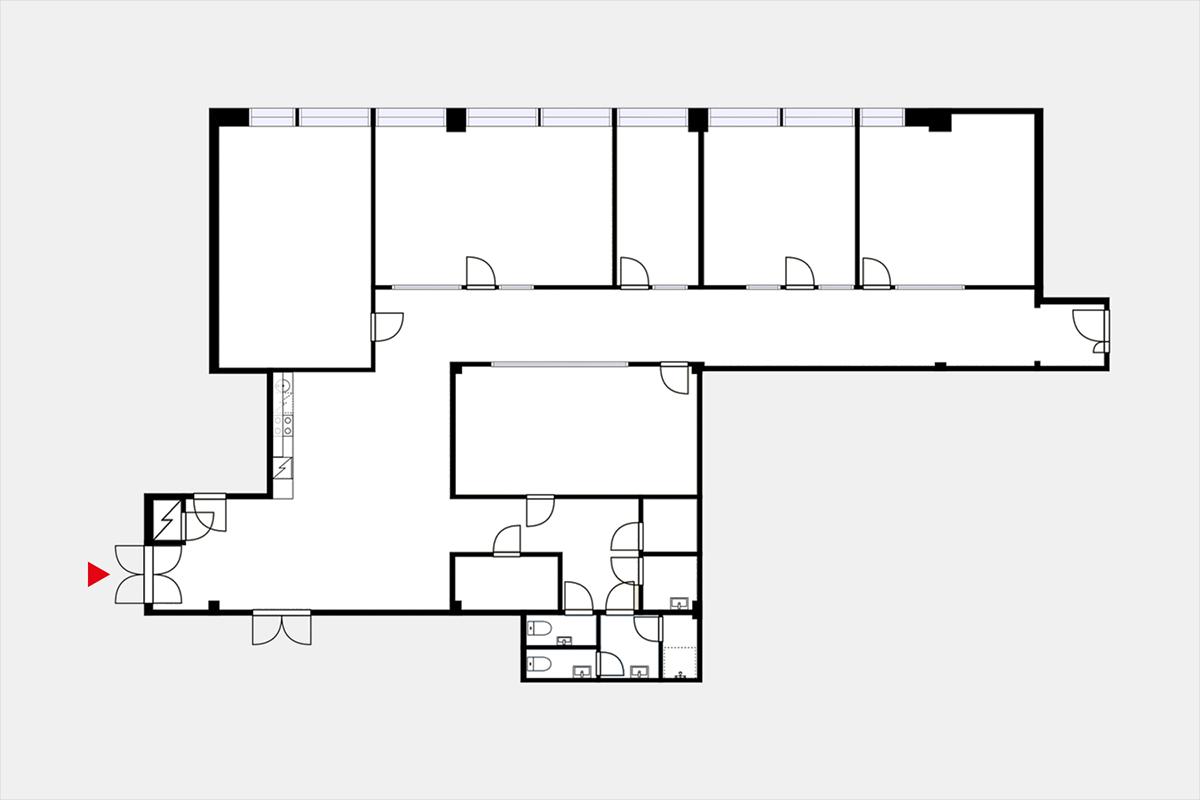 Atomitie 5, 288m2, 6. kerros, Toimistotila