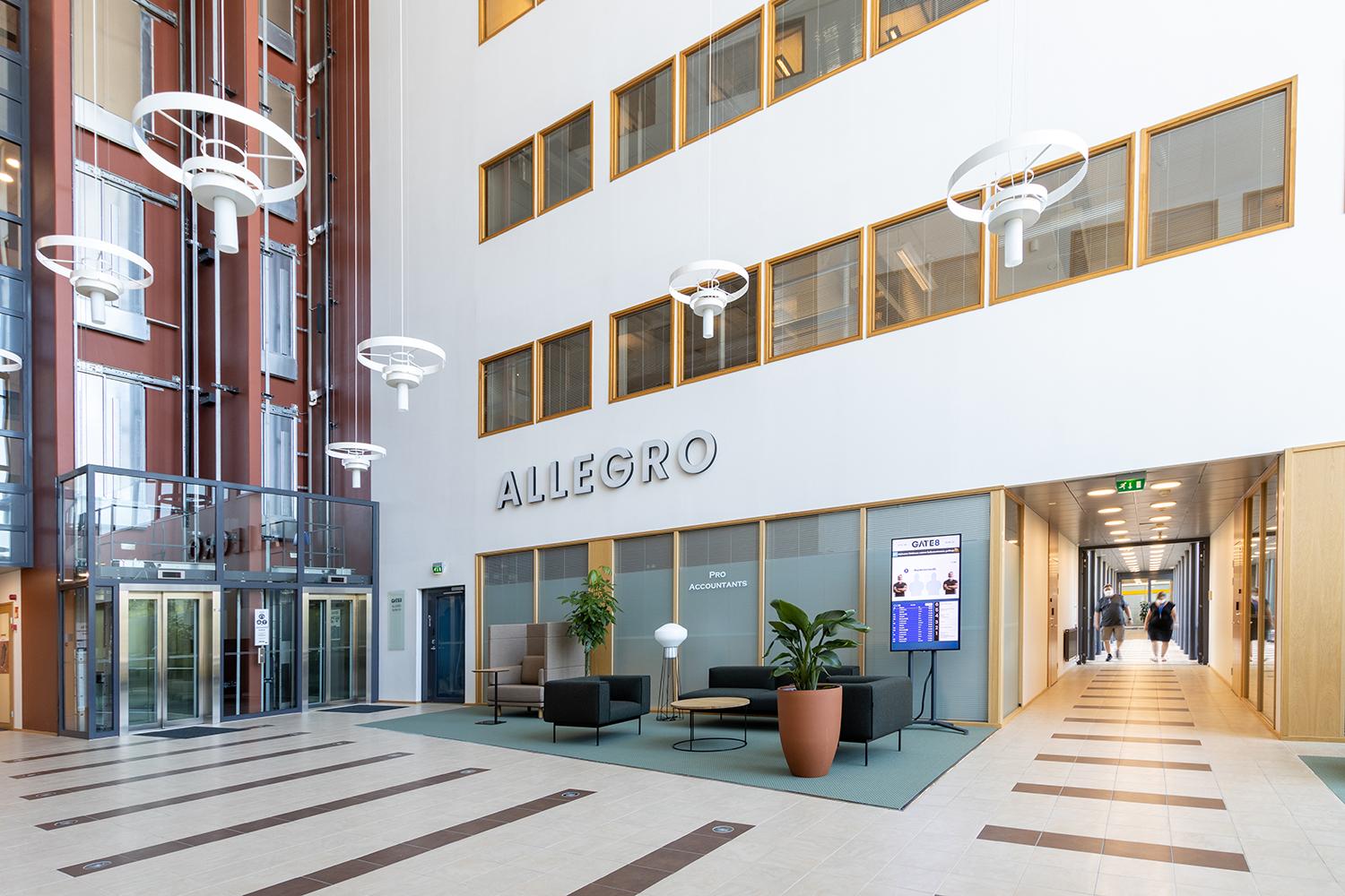 Äyritie 8 B ALLEGRO, 350m2, 3. kerros, Toimistotila