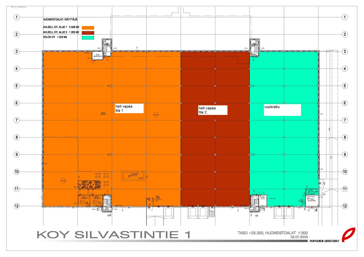Silvastintie 1, 1462m2, Useita kerroksia, Varastotila