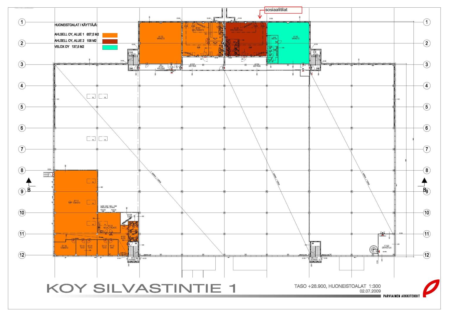 Silvastintie 1, 1462m2, Useita kerroksia, Varastotila