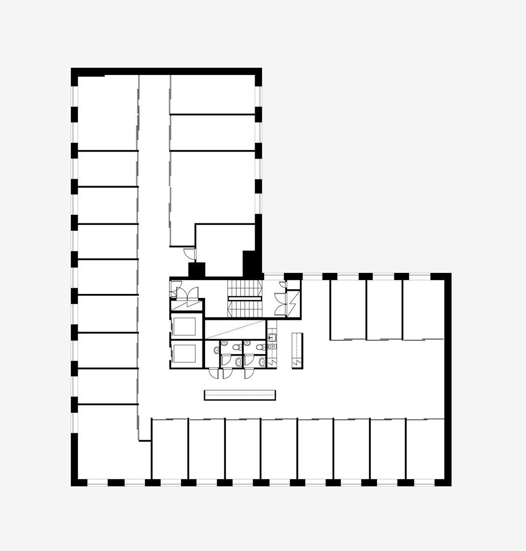 Fredrikinkatu 57, 465m2, 5. kerros, Toimistotila