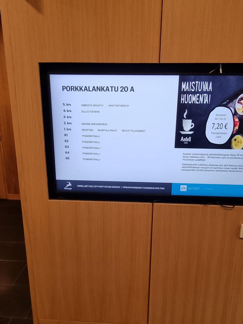 Porkkalankatu 20, 208m2, 2. kerros, Toimistotila