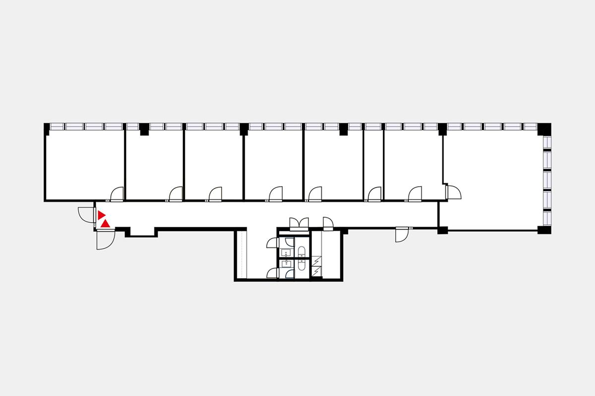 Ahventie 4, 193m2, 6. kerros, Toimistotila