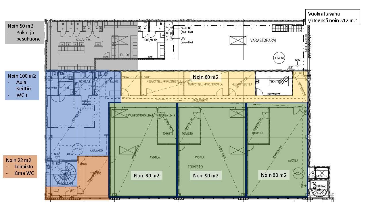 Mänkimiehentie 4, 432m2, 2. kerros, Toimistotila