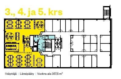 Uutistie 3 B-talo, 357m2, 4. kerros, Toimistotila