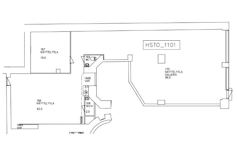 Kasarmikatu 44, 162m2, Katutaso, Liiketila