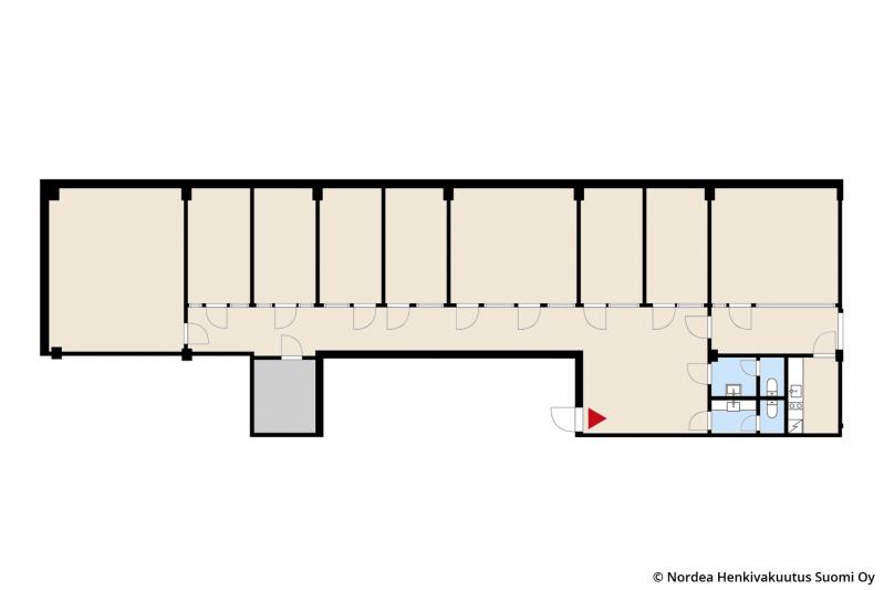 Mannerheimintie 15, 240m2, 4. kerros, Toimistotila