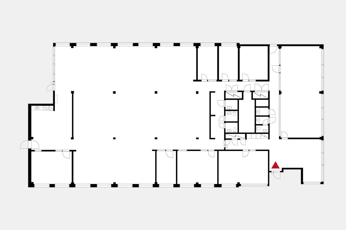Ansatie 6a, 645m2, 3. kerros, Toimistotila