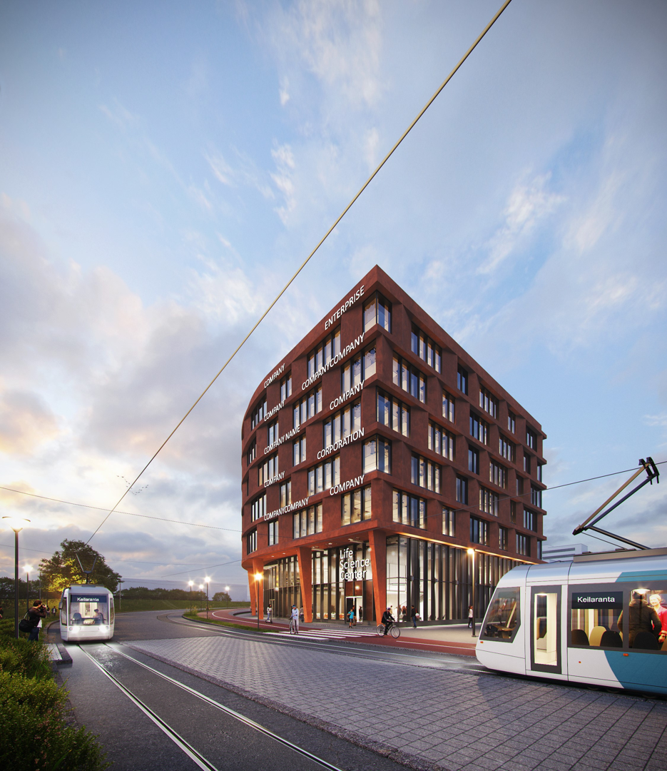 Keilaranta 12 D-talo, 294m2, Katutaso, Toimistotila