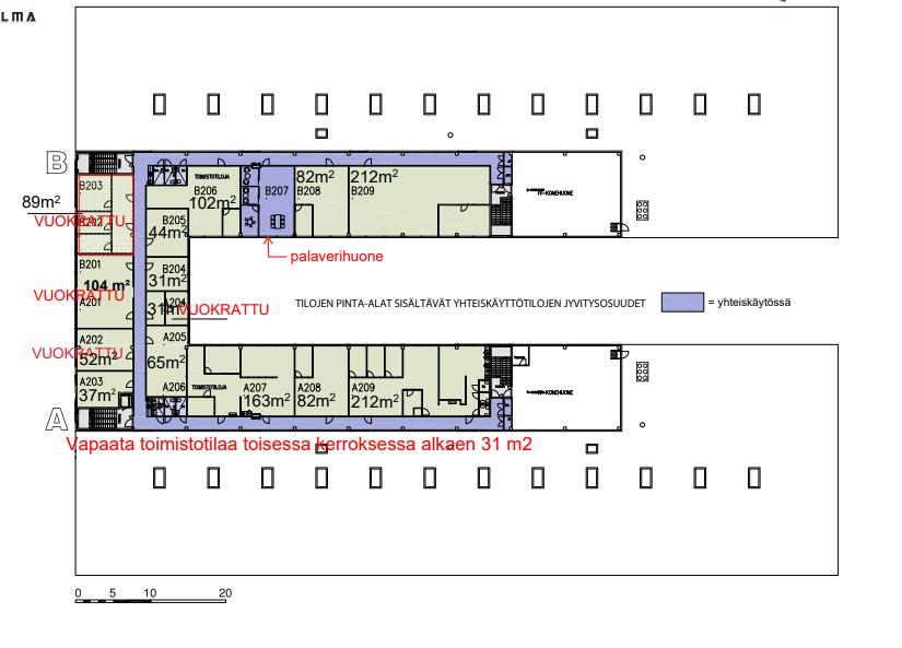 Tillinmäentie 3, 212m2, 2. kerros, Toimistotila